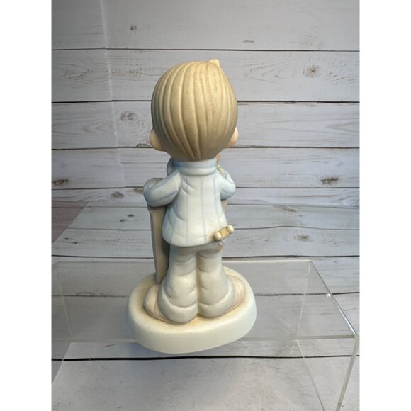 Precious Moments 1983 Collectors Club Let Us Call This Club To Order E-0303 Figu - Picture 5 of 11